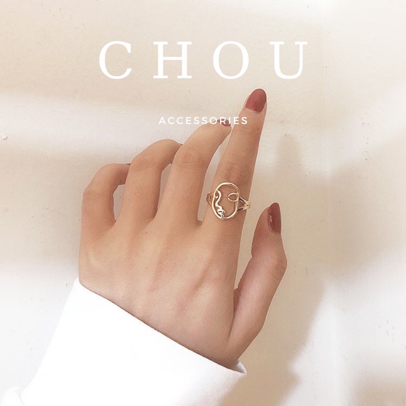 Nhẫn Mặt The Face | CHOU ACCESSORIES |