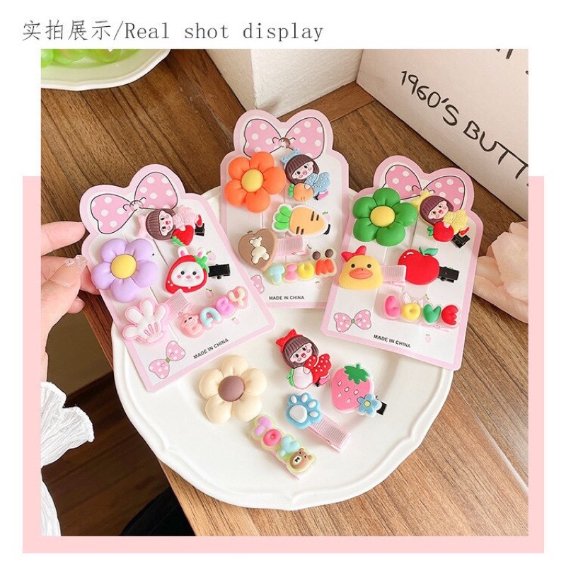 SET 5 CHI TIẾT KẸP TÓC CHO BÉ YÊU