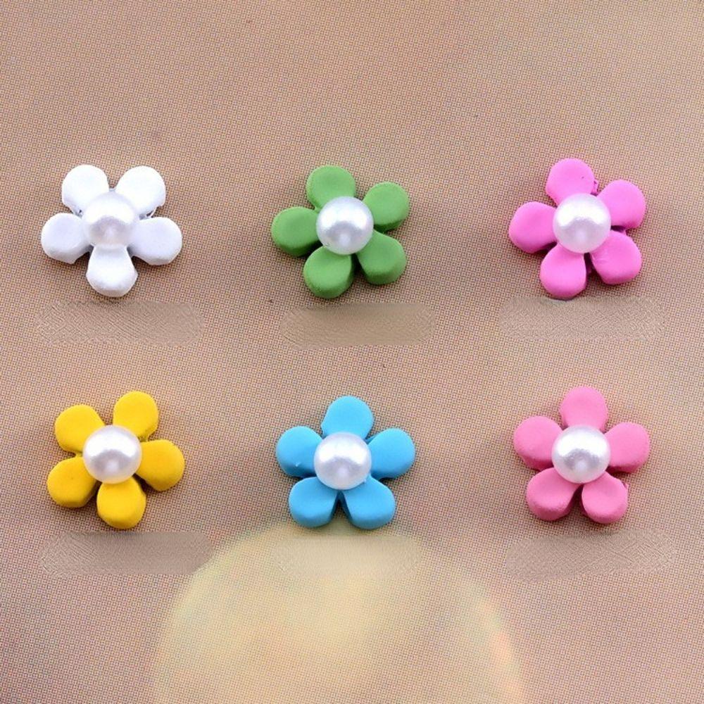 Set 10 Phụ Kiện Trang Trí Móng Tay 3D Hình Hoa DIY