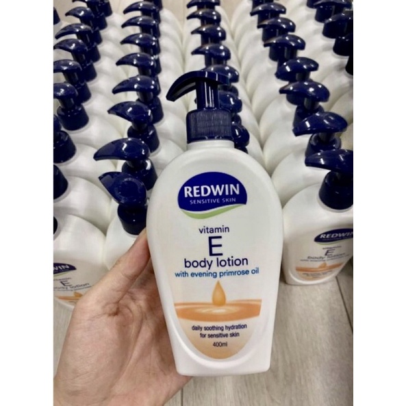 🍀☘️Kem dưỡng ẩm sáng da Redwin Vitamin E with Evening Primrose Oil của Úc 300g và 400ml☘️🍀