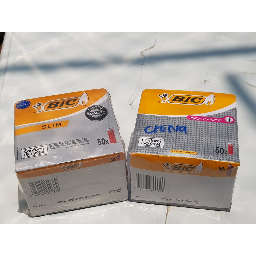 Bật Bic j3 Made in China/ Giá Bán 1 hộp 50 Chiếc