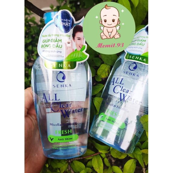 Nước tẩy trang sạch thoáng Senka A.L.L.Clear Water Fresh 230ml