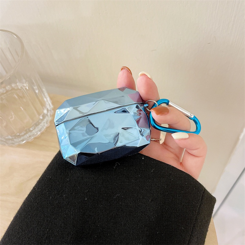 Bao Case Ốp Mạ Chrome Kiểu Kim Cương Cho Airpods 3.
