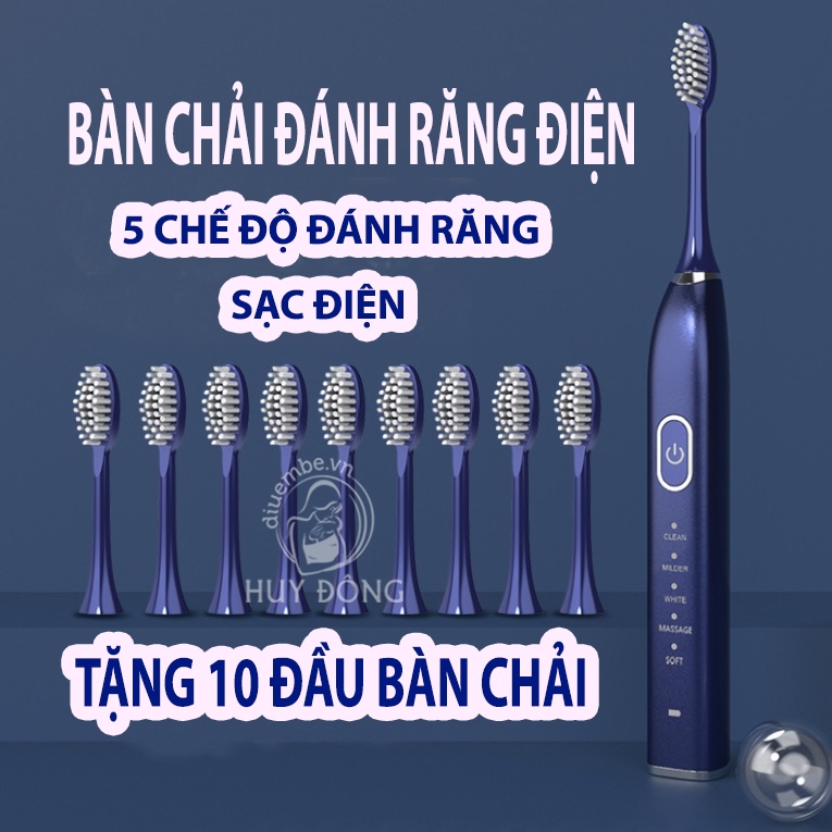 BÀN CHẢI ĐÁNH RĂNG ĐIỆN SONIC CAO CẤP