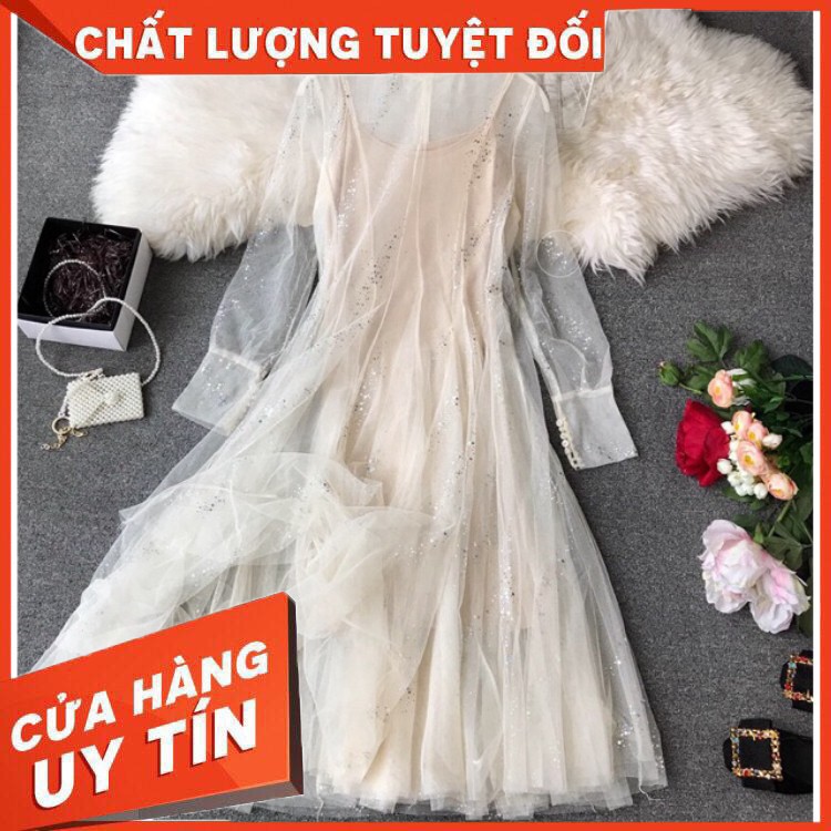 VÁY CÔNG CHÚA 2 LỚP BỒNG BỀNH KÈM ẢNH THẬT CHỤP TẠI SHOP - Hàng nhập khẩu