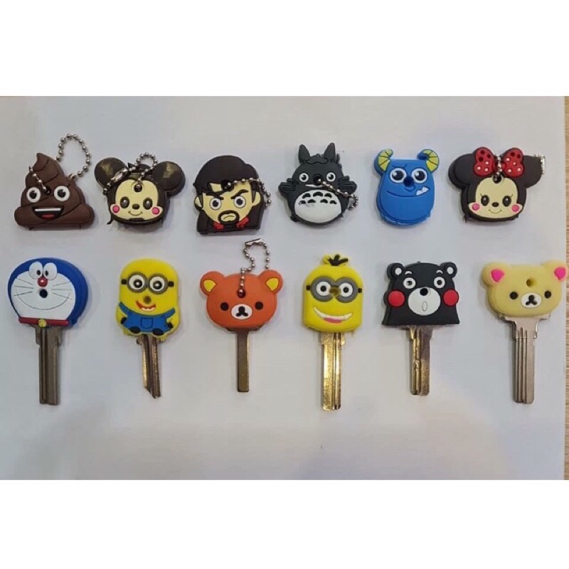Bao chìa khoá hình thú siêu dễ thương ( Set 5 cái )
