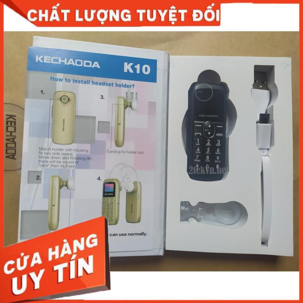 [CHÍNH HÃNG] Điện Thoại Mini Kechaoda K10 - tai nghe bluetooth Nhỏ gọn Dễ thương Có Thay Đổi Giọng Nói