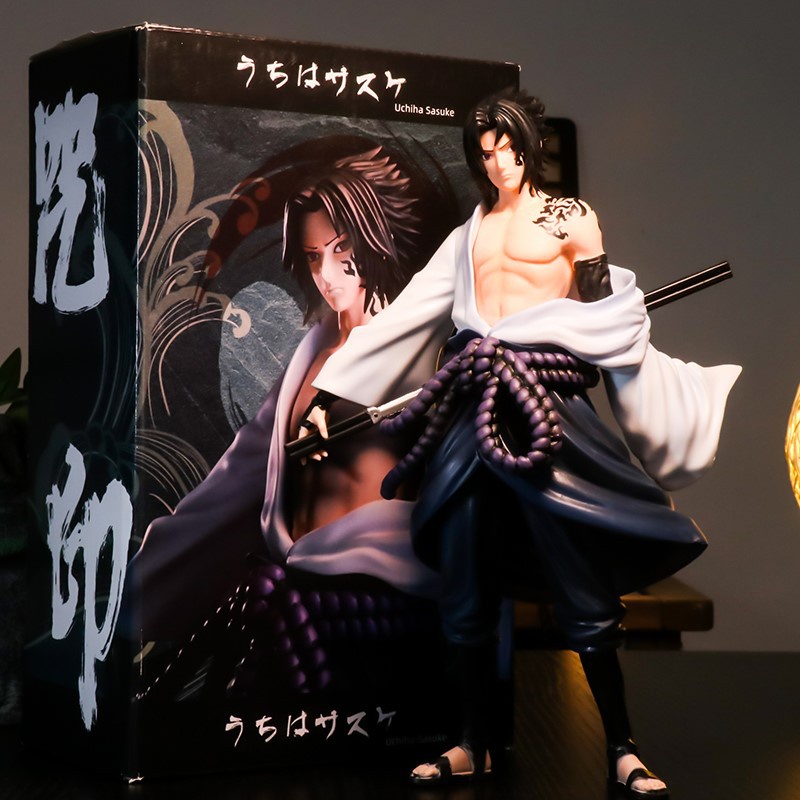 Nhân vật figure uchiha sasuke sharingan đồ chơi trẻ em decor mô hình one piece anime lắp ráp decor phòng Pc gaming cute