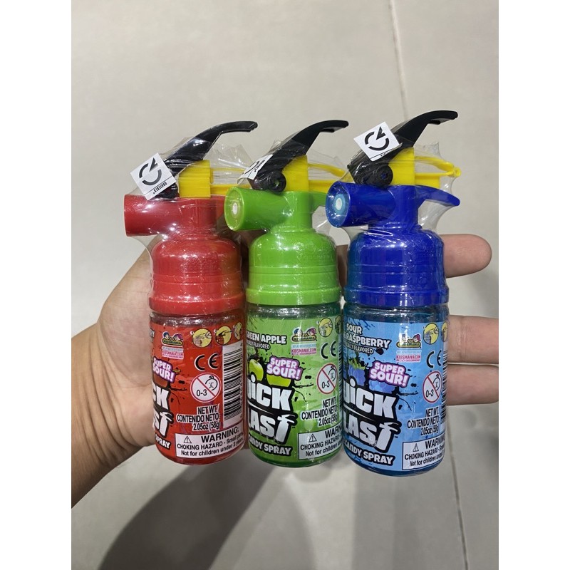 kẹo nước quick blast sour candy spray 58g