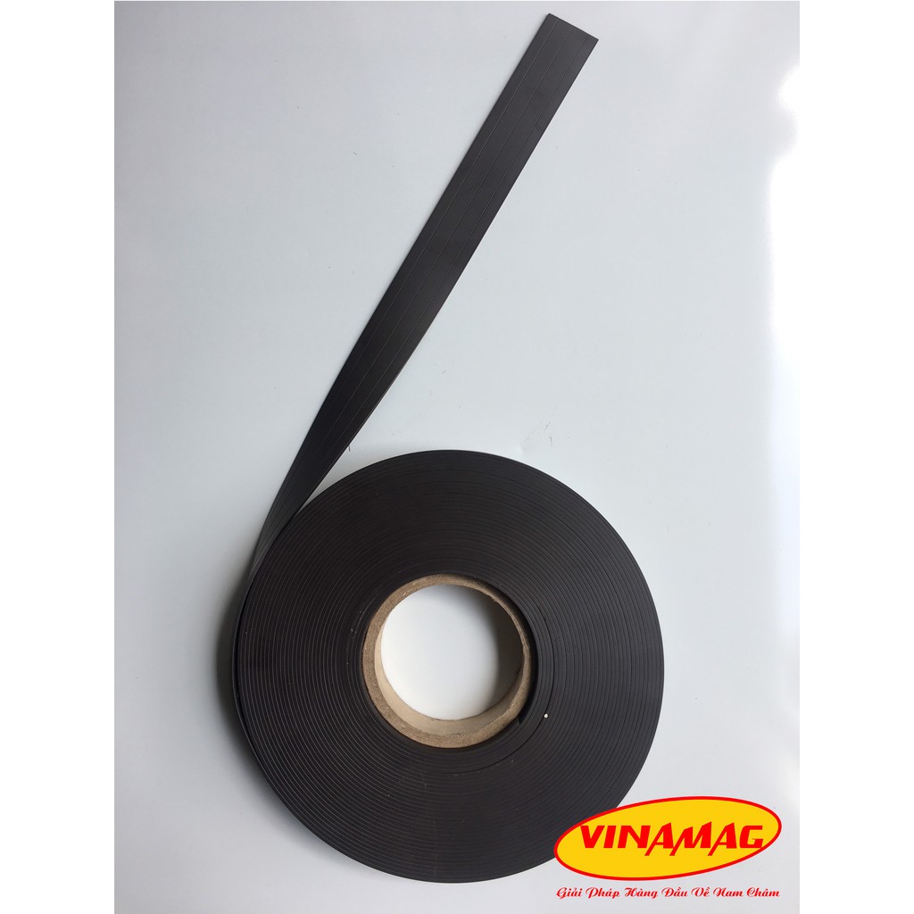 Nam châm dẫn đường xe tự hành dẻo khổ ngang 3cm dày 2mm dài 1m