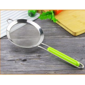 Rây Lọc Cháo, Lọc Bột, Lọc Đồ Ăn Dặm Cho Bé Bằng Inox Cán Nhựa Chắc Chắn Size 12cm