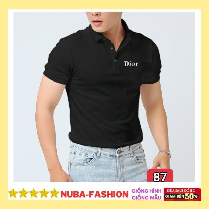Áo thun nam nữ cổ bẻ cao cấp, ao phông chất vải polo, thấm hút mồ hôi 87 TAKA