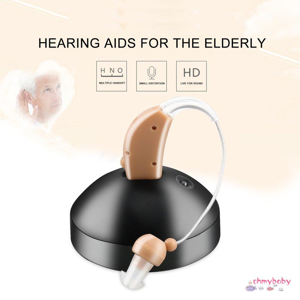Máy trợ thính có thể sạc lại Bộ khuếch đại giọng nói âm thanh cá nhân phía sau tai