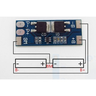 Mạch BMS sạc bảo vệ pin sắt Li-ion 2S 10A 8.4V