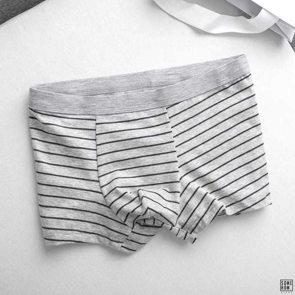 Quần Boxer Nam Sọc Kẻ INF 5 Màu, Chất Vải Thun Cotton Co Giãn Dày Dặn, PK000615, SOMEHOW