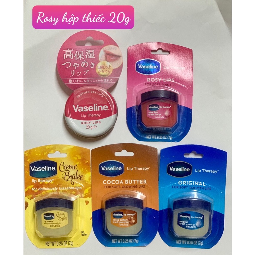 DƯỠNG MÔI #VASELINE LIP THERAPY (chính hãng)