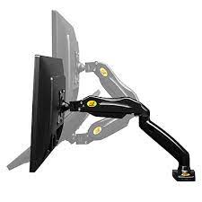 Giá treo màn hình máy tính gắn bàn NB F80  - Xoay 360 độ, mẫu mới tải trọng 9kg - Hàng nhập khẩu