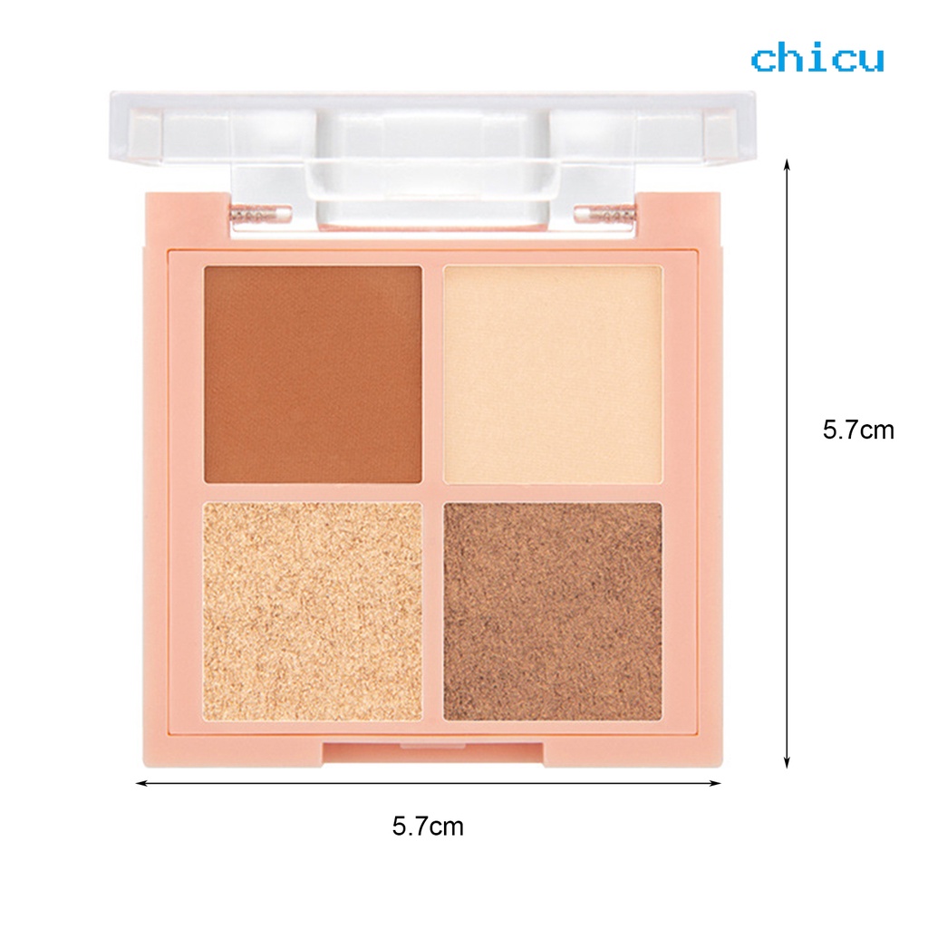 (Hàng Mới Về) Bảng Phấn Mắt 6g Lâu Trôi Không Nhòe 4 Màu Sắc Kết Hợp