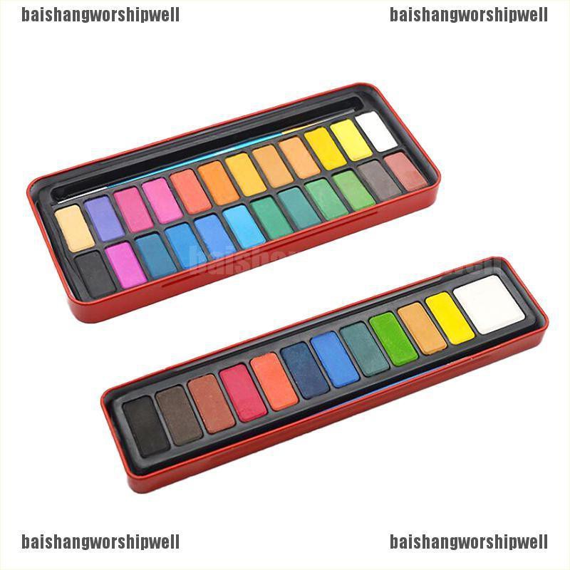 (Hàng Mới Về) Bảng Màu Vẽ Nghệ Thuật 12 / 18 / 28 Màu Chất Lượng Cao