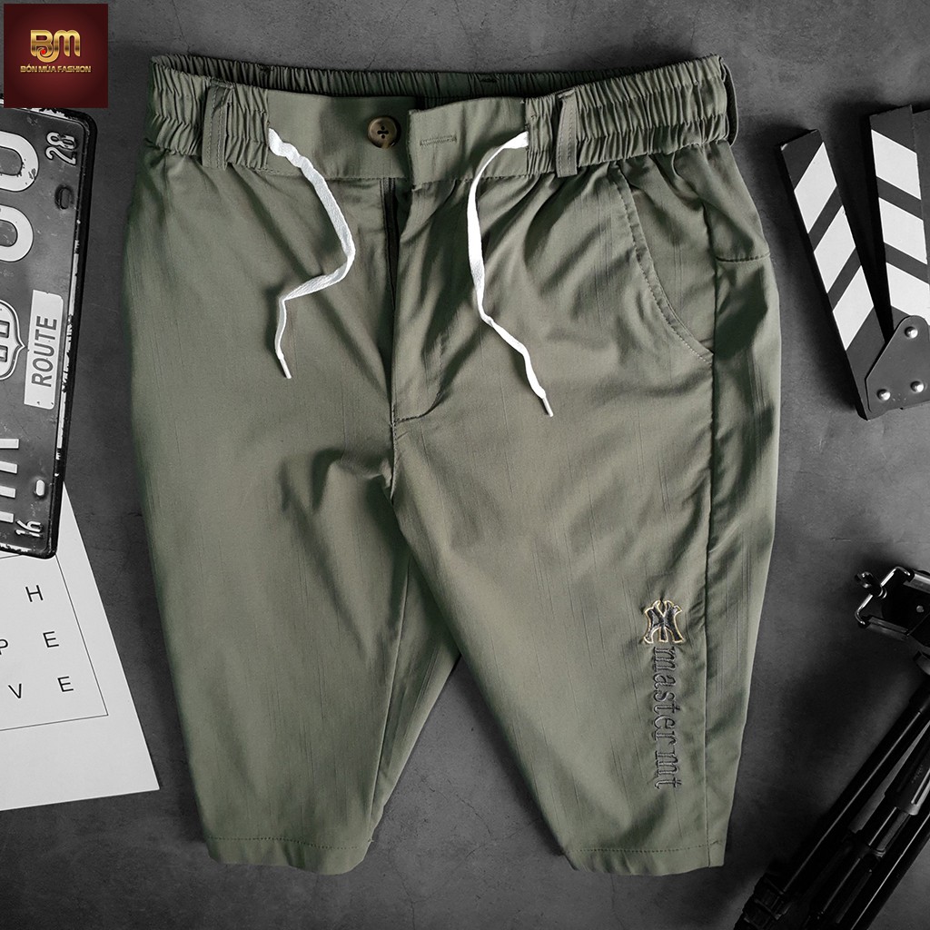 Quần Short Đũi Nam Cạp Khóa Kéo Lưng Thun Chất Đũi Mềm Mại Cao Cấp, QS206 | BigBuy360 - bigbuy360.vn