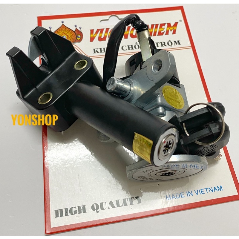 Bộ Ổ Khoá Xe Taurus Chìa 8 Cạnh Chống Trộm Cao Cấp Chính Hãng VƯƠNG NIỆM