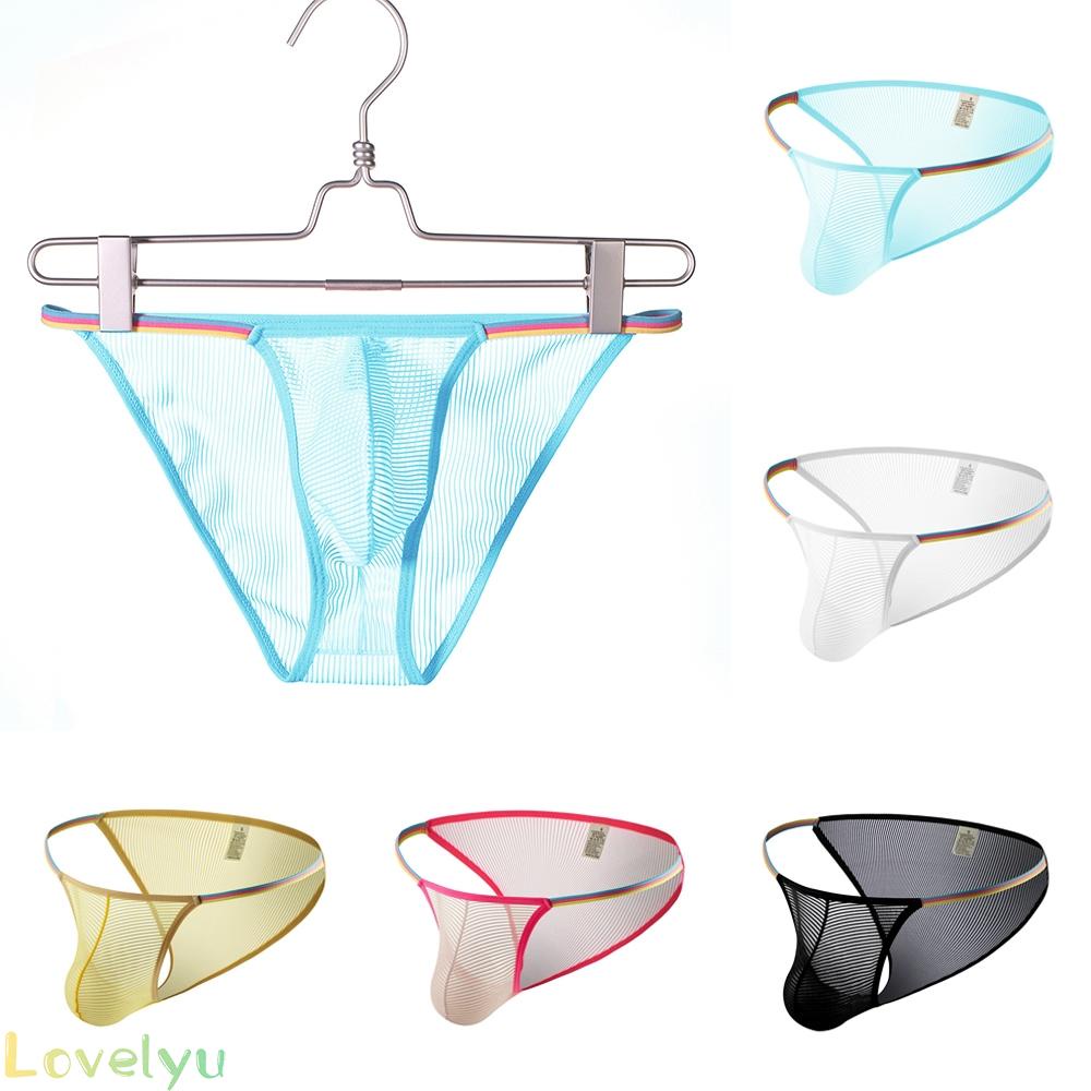 &lt;READY STOCK&gt;Men Sexy Briefs Breathable Underwear Underpants Bulge Pouch Shorts/Panties100% brand new！