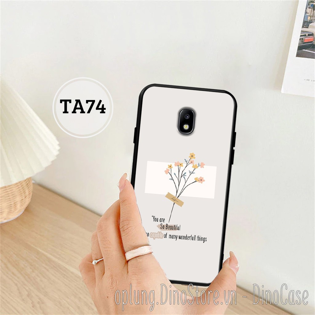 Ốp điện thoại Samsung J3 Pro - J5 Pro - J7 Pro - J7 Plus - Ốp lưng Samsung in hình hoa nữ tính vintage dễ thương.