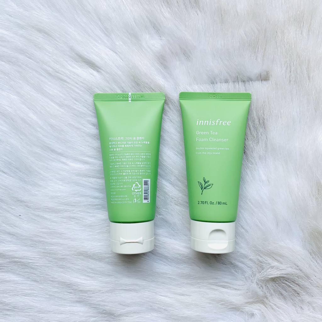 Sữa Rửa Mặt Trà Xanh Innisfree Green Tea Foam Cleanser 80ml