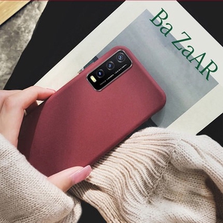 Ốp điện thoại màu nhám cho VIVO Y20 Y12S Y20i Y50 Y30