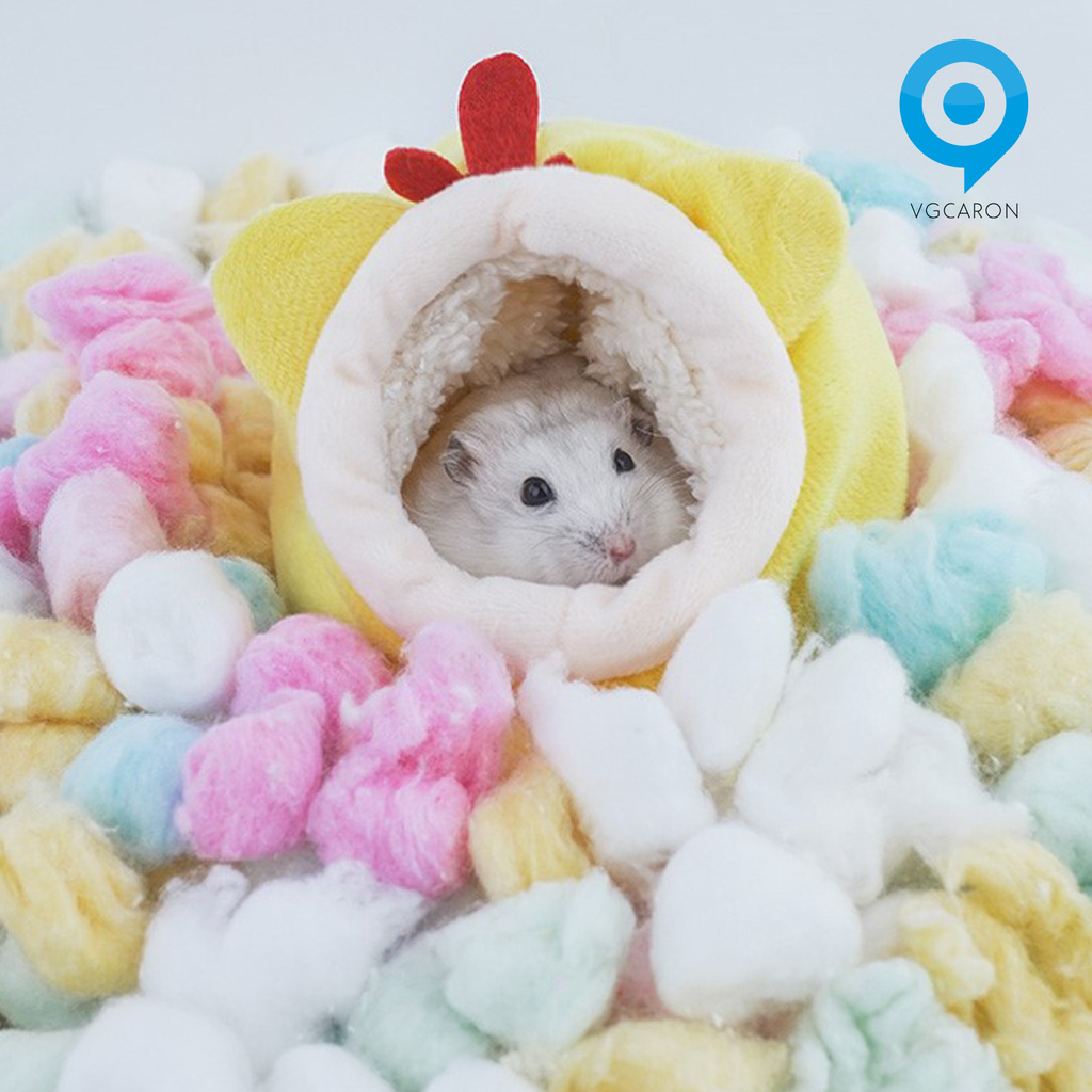 Giường Ngủ Cotton Mini Giữ Ấm Mùa Đông Cho Hamster