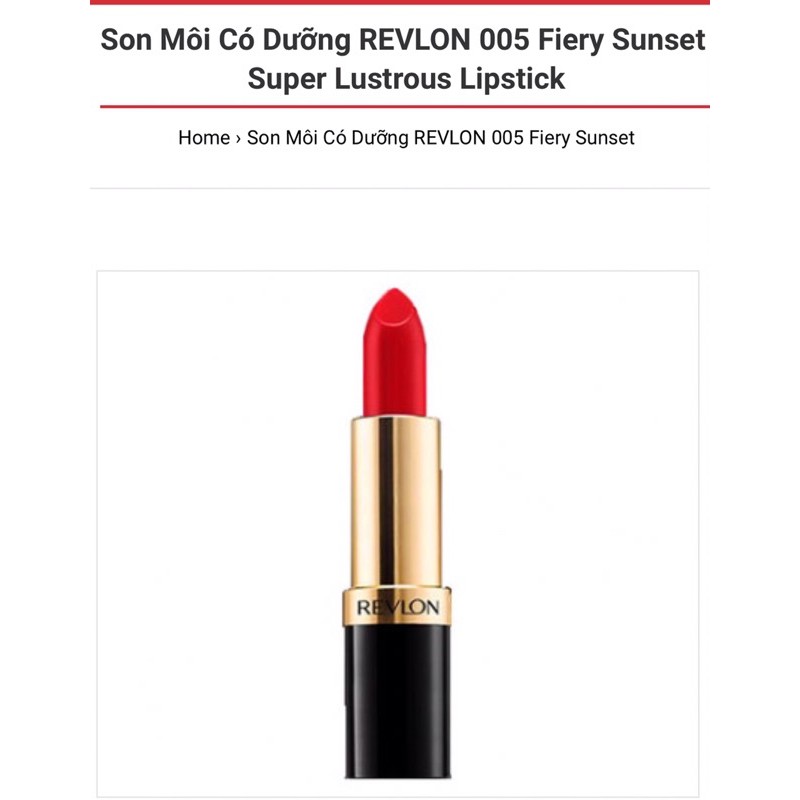 Son lì siêu mịn thương hiệu số 1 tại 🇺🇸 Revlon Super Lustrous Matte