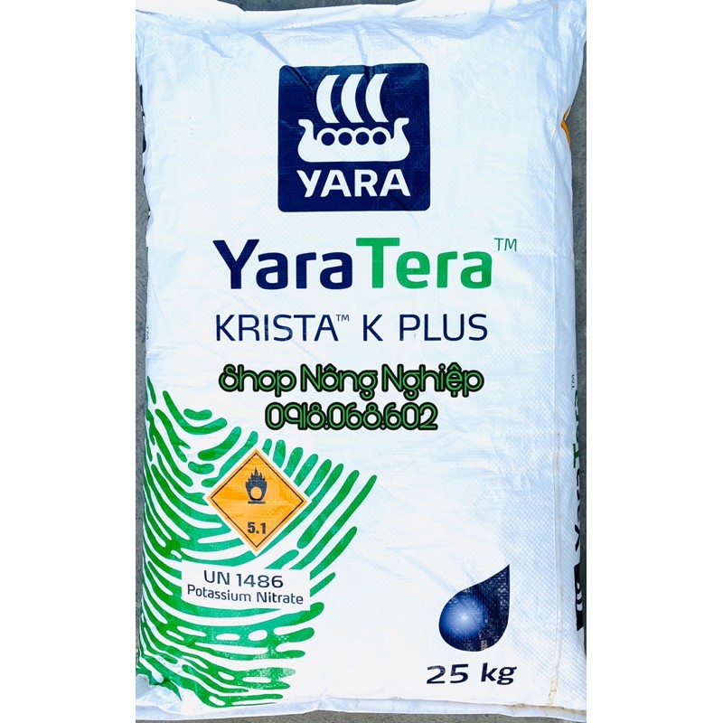 Phân bón hoà tan Yara Tera Krista K Plus 500gr