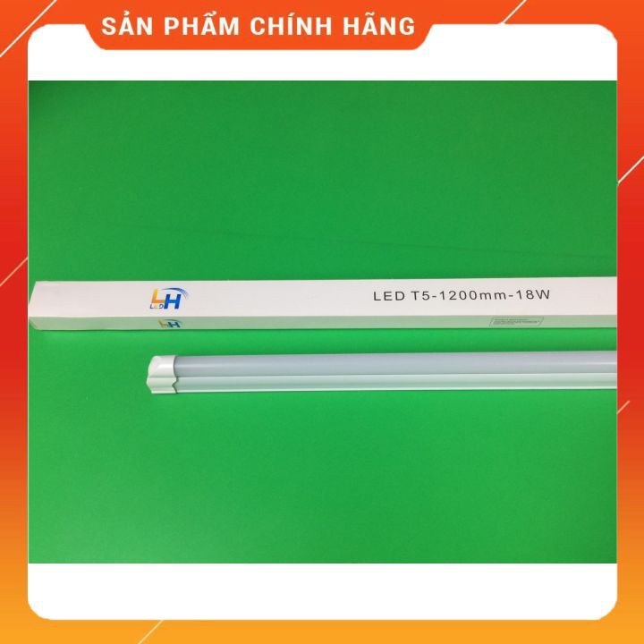 Đèn Tuýp Led T5 Liền Máng Đầu Tròn LHLed Tiết Kiệm Điện Năng 1m2 18w