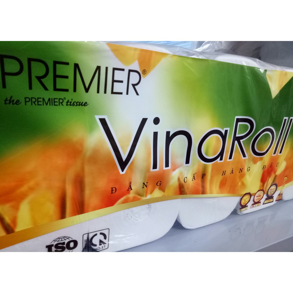 Giấy vệ sinh VinaRoll 10 cuộn không lõi (3 lớp)