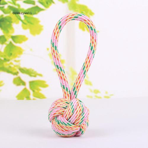 Đồ Chơi Dây Thừng Cotton Bện Thắt Nút Làm Sạch Răng Cho Thú Cưng