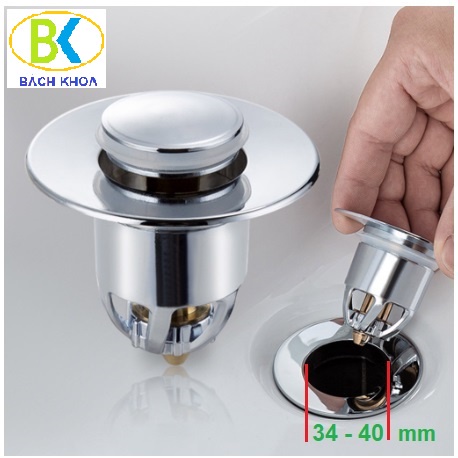 Nút nhấn xả thoát nước lavabo, chậu rửa - Chặn Rác Bồn Rửa Tiện Lợi, Kích Thước Tiêu Chuẩn Vừa Các Bồn Thông Thường