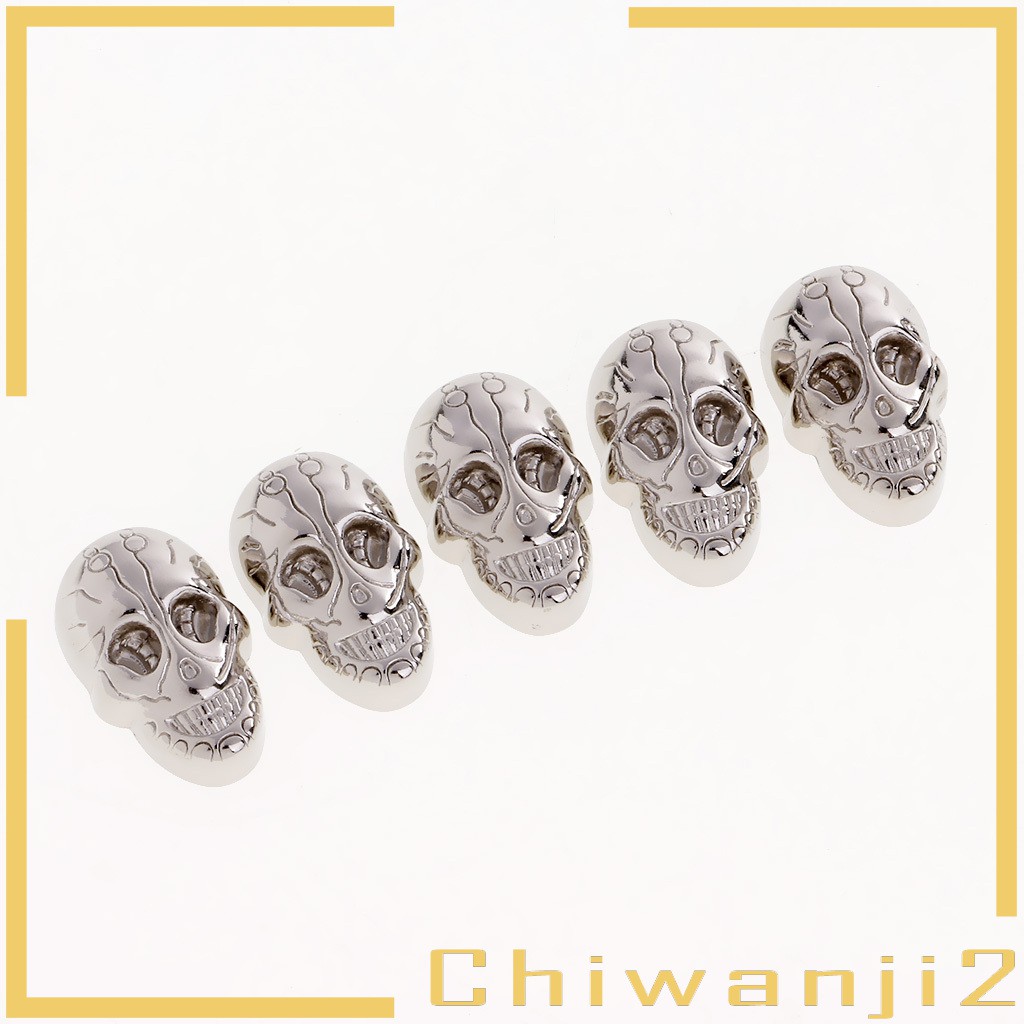 Set 5 Đinh Tán Hình Đầu Lâu Bằng Đồng Trang Trí Túi Xách / Giày Da / Giày Cao Gót