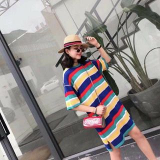 Váy len kẻ quảng châu