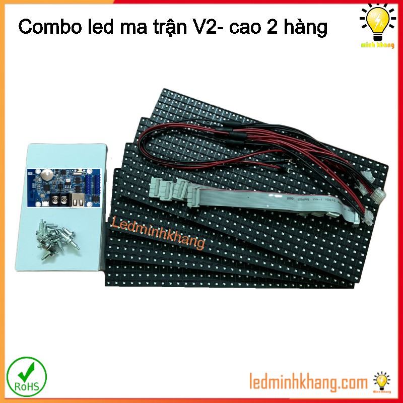 Bộ Led ma trận nhiều màu sử dụng mạch wifi