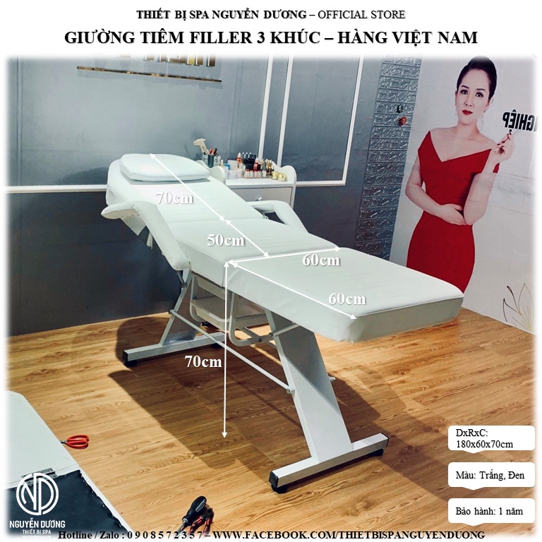 [XƯỞNG SẢN XUẤT] Giường Tiêm Filler , Phun xăm , Tatoo