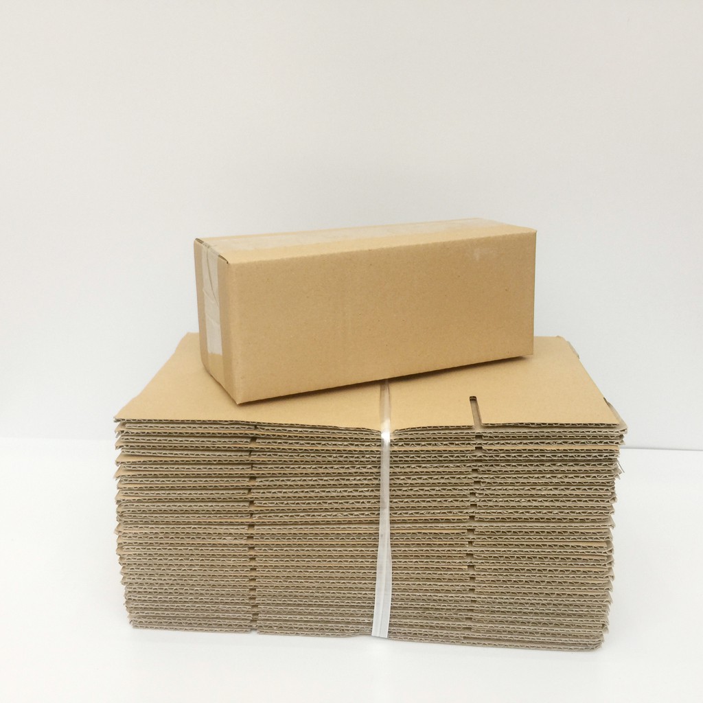 Thùng Các Tông 25x10x10 ♥️ FREESHIP ♥️ Giảm 10K Khi Nhập  1 Thùng Các Tông