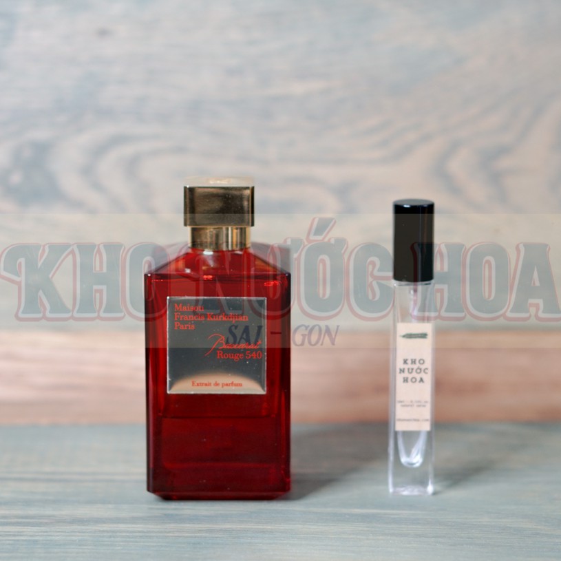 Nước hoa dùng thử MFK Baccarat Rouge 540 Extrait ᴮᴱᴱᴾᵉʳᶠᵘᵐᵉ