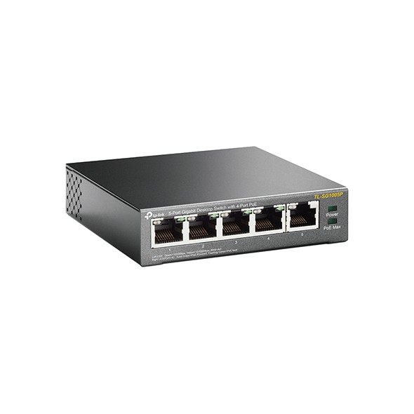 Tp-Link TL-SG1005P - Switch Để bàn Gigabit 5 cổng với 4 cổng PoE