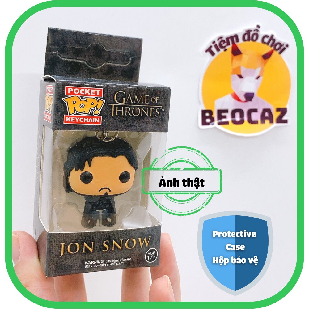 [Ship Hỏa Tốc][Full Box][Tặng Hộp Bảo Vệ] Móc chìa khoá Funko Jon Snow Game of Thrones Trò Chơi Vương Quyền GOT