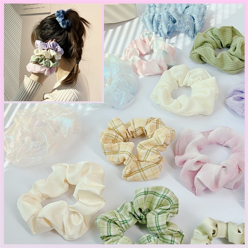 Dây Buộc Tóc Cao Su Co Giãn Dành Cho Nữ Tập Thể Thao Gym