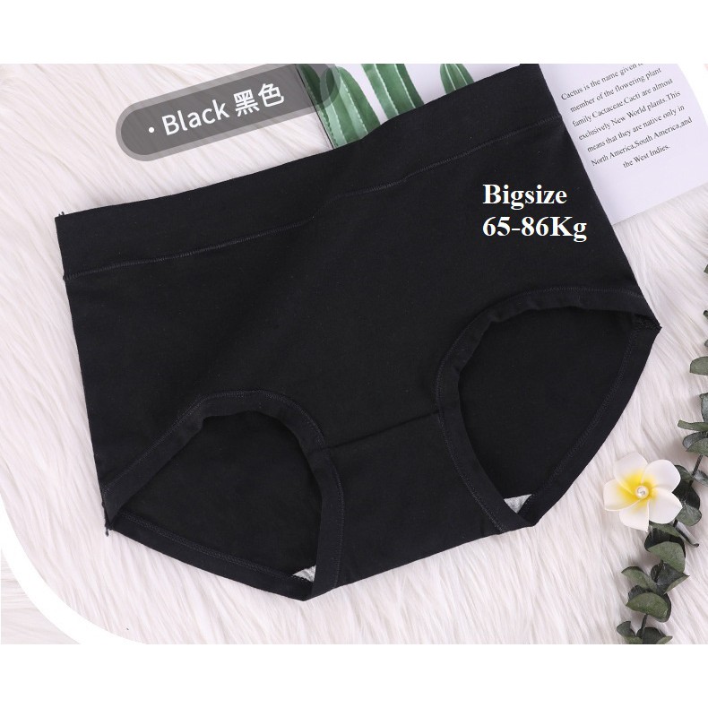 Quần Lót Nữ Big Size, Size Đại Sai Lớn 65-86Kg, Chất Thun Cotton cao Cấp Dày, Co Giãn Tốt, Mềm Mịn Mát