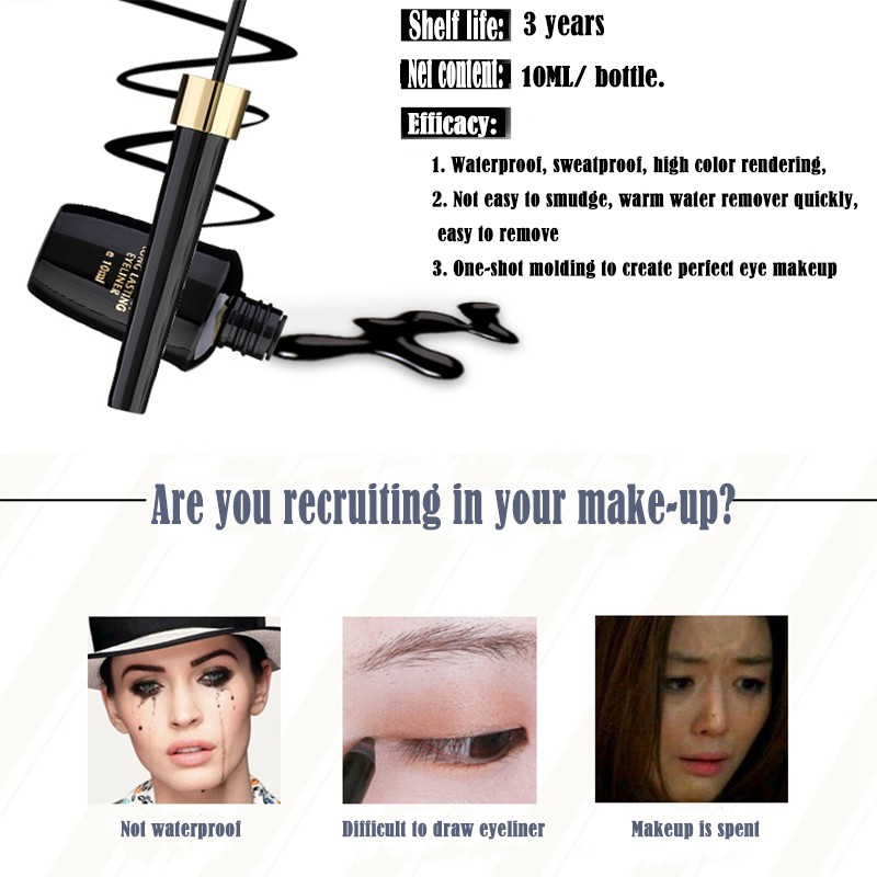 Bút kẻ mắt dạng lỏng Lameila nhanh khô lâu trôi và chống thấm nước