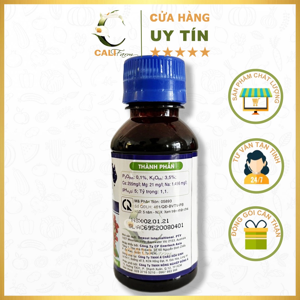 Phân Dịch Cá Đa Trung Lượng PowerFish 100ml dùng cho rau, củ và hoa kiểng