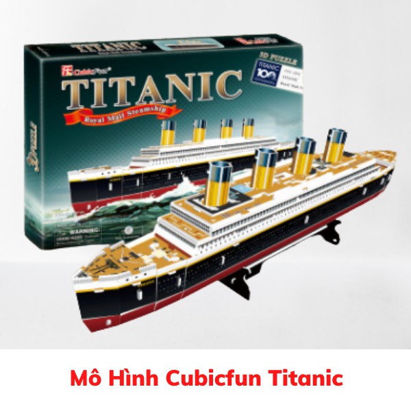 Mô hình giấy 3D CubicFun - Tàu Titanic Cỡ Lớn