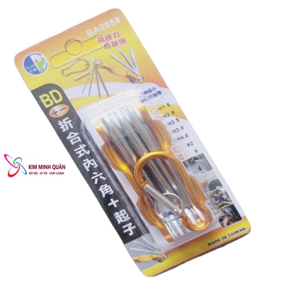 Bộ Lục Giác Xếp + Vít Mini BA0058 BUDDY